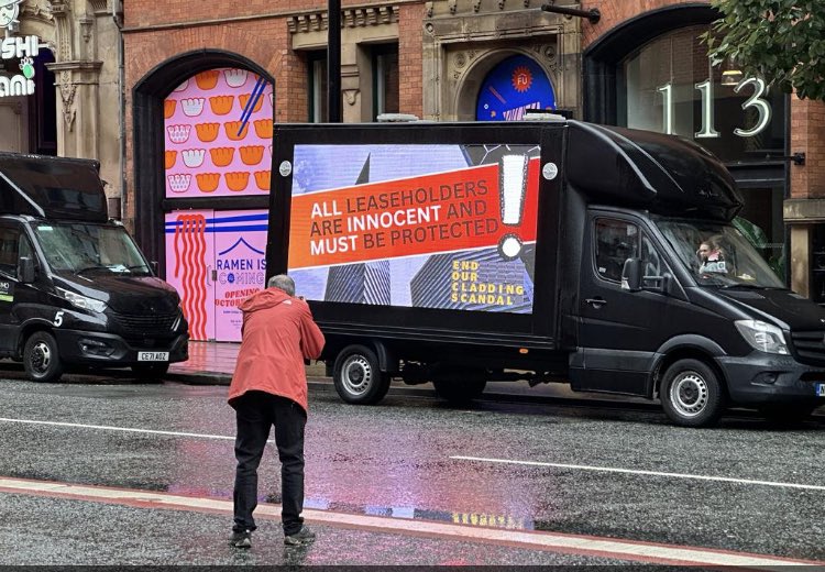 NonQualifyingLH's tweet image. So grateful to @NLC_2019 for covering the plight of #nonqualifyingLH on  #NLCVan today. 

Appearance at the  Conservative Conference in Manchester @MENnewsdesk #CPC23

Did you get our message @michaelgove &amp;amp; @luhc ??

#AbolishNonQualifyingLeases 
#LeaseholdersTogether