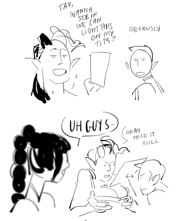 i've only played about 4hrs of one campaign and im literally just making up character guesses now while i wait to be able to play again bc the brain worms are so vicious 