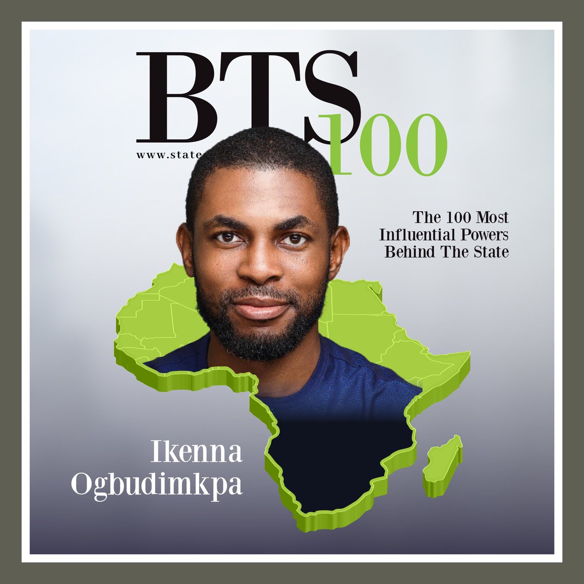 ogbudimkpa_ik's tweet photo. Honoured to be recognized by @StateCraftInc as one of the Prestigious ‘100 Powers Behind the State 2023' for my commitment to active citizenship!

I celebrate other change-makers listed https://t.co/MoGYQ4rtrA. Together, we can shape a brighter future &amp; build the #NigeriaWeWant. https://t.co/kQPBygDmYA