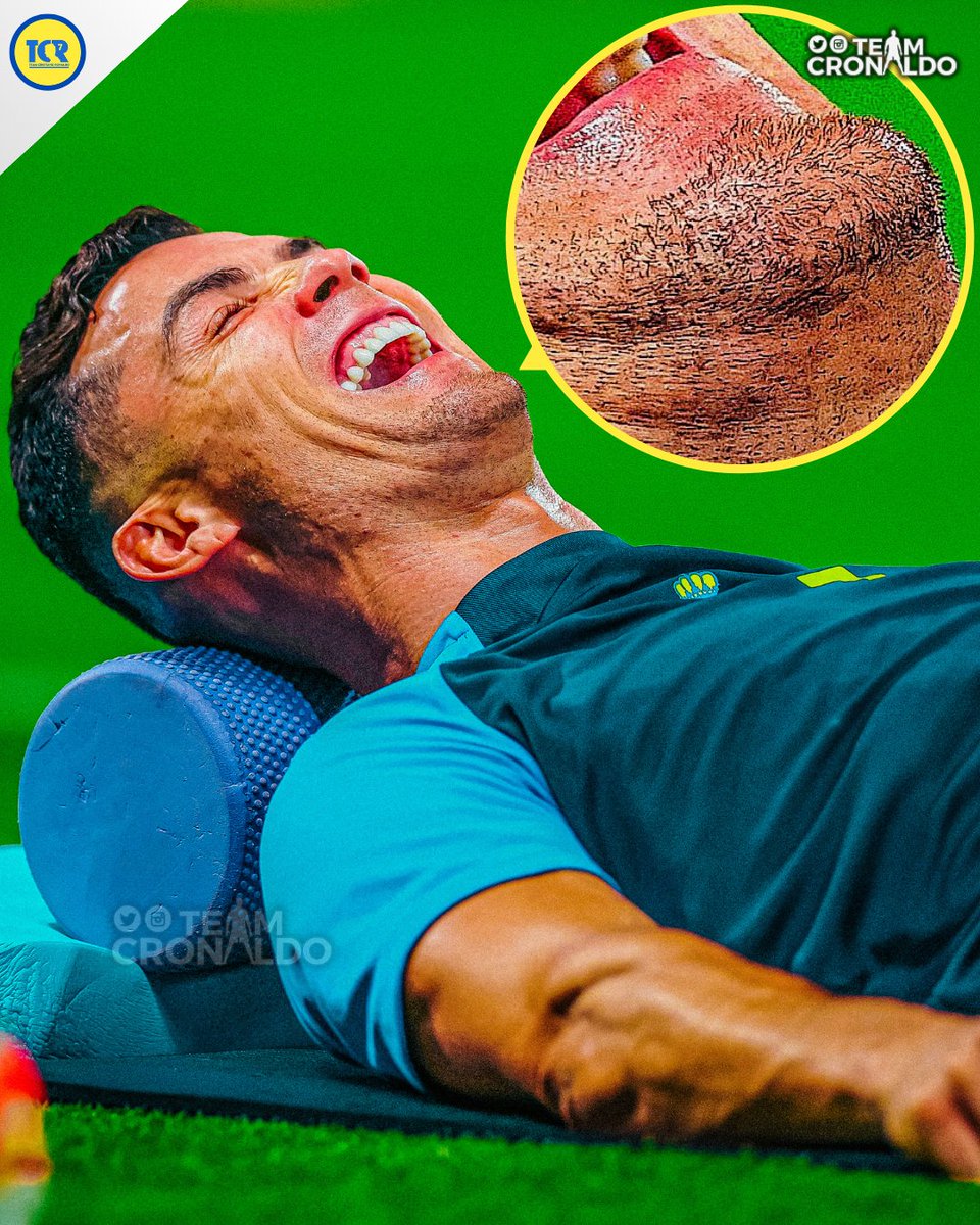Cristiano Ronaldo seems to be bringing the “goatee” back. 👀🐐