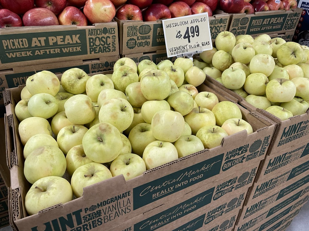 ortynski's tweet photo. Bruised apples for the well-to-do @CentralMarket https://t.co/D0VWppWLca