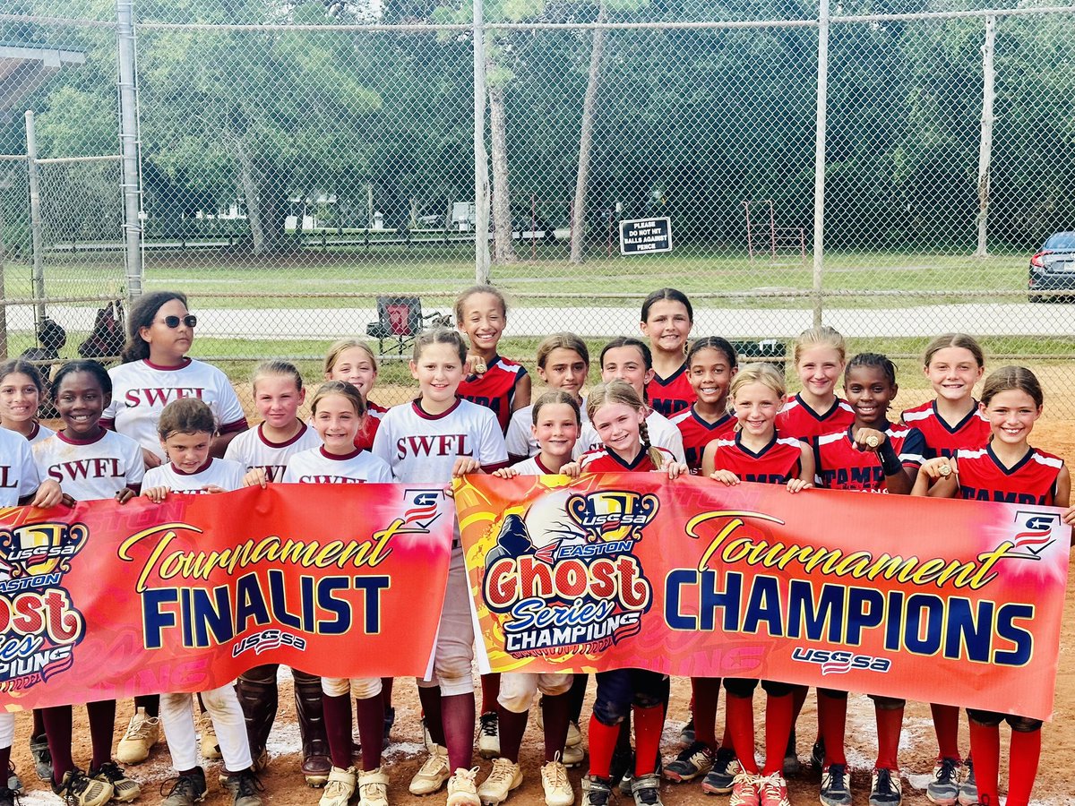 TpaMustangs2013's tweet photo. 2023 Easton Ghost USSSA Champions 7-0!Nice rings, Nice Banner, Nice Ghost Bat!Thank you for all the support &amp; CEO Mustangs Mrs Sherrie seeing girls play &amp; listening live! @TampaMustangs @ExtraInningSB #softball #Champions #TotalTeamEffort @GassoPatty @CoachDot_LU @USSSAFastpitch https://t.co/OjUlP8vJ0Q
