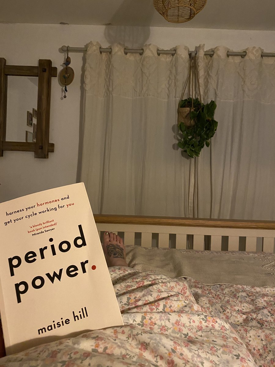 This book is so powerful! 🤍#periodpower by Maisie Hill. For anyone who has struggled with their hormonal health, infertility or just wants to know more about their bodies- get reading! #hormones #PMDD #empoweringwomen