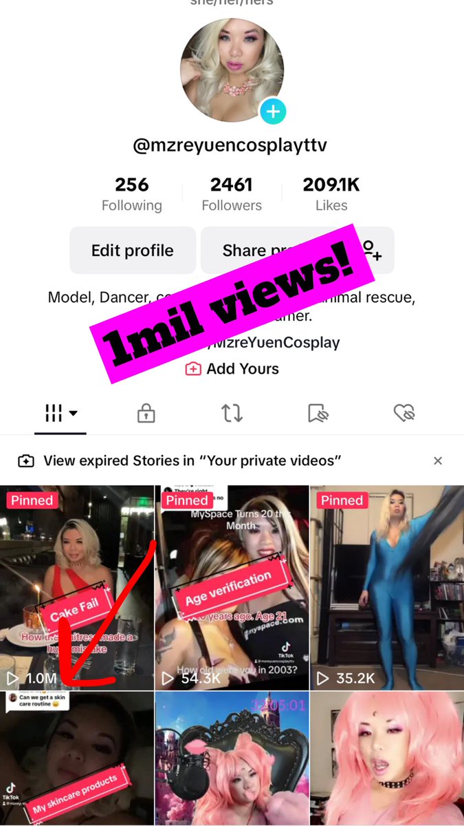 MzreYuenCosplay's tweet image. Currently 1.1 million views on tiktok. WHAT? 😳 #tiktok #birthdayfail #cakefail #viral2023