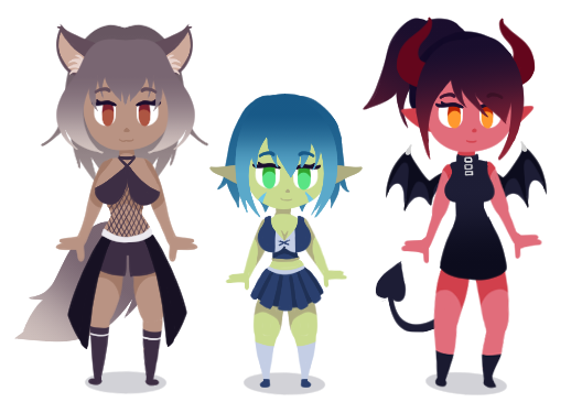 thistudiogames's tweet photo. Check out the first three monster girls for Enchained Monsters: https://t.co/hVQFlAGQG9 #nsfw #gamedev #hentai https://t.co/b2jV1tpCgb