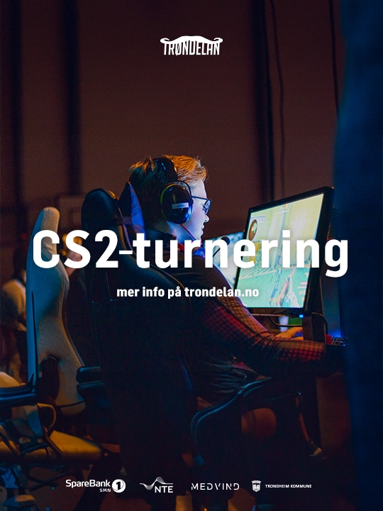 trondelan's tweet photo. Vi arrangerer selvsagt turnering i @CounterStrike på #TrøndeLAN 🏆 

Tagg noen du tror har gode muligheter til å vinne🫣 

#CS2 https://t.co/3p1NZKusg9