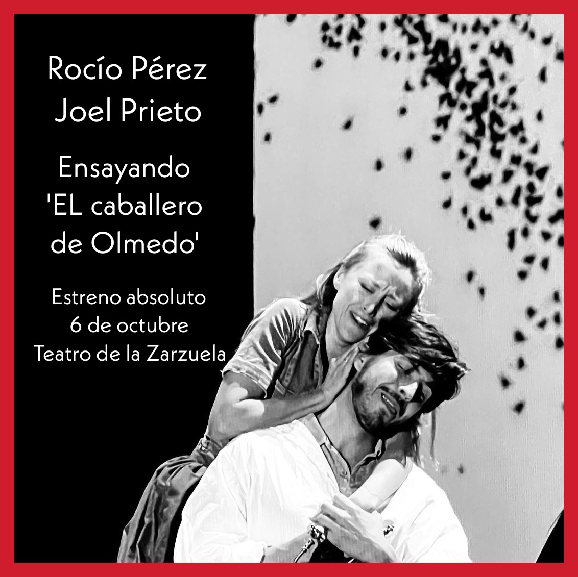 TeatrodelaZarzuela (@teatrozarzuela) on Twitter photo Esta semana que entr estreno absoluto de 'El caballero de Olmedo'💥 de <a href="/ArturoBoscovich/">Arturo Boscovich</a> #lopedevega dir musical <a href="/ggarciacalvo/">Guillermo García Calvo</a> y de escena (y adaptación del texto) de Lluís Pasqual ❤️💯
🗓Del 6 al 15 de octubre
#teatrodelaZarzuela
En la imagen <a href="/rocioperezsop/">Rocio Pérez</a> y @_JoelPrieto_ 😍😍 Esta semana que entr estreno absoluto de 'El caballero de Olmedo'💥 de <a href="/ArturoBoscovich/">Arturo Boscovich</a> #lopedevega dir musical <a href="/ggarciacalvo/">Guillermo García Calvo</a> y de escena (y adaptación del texto) de Lluís Pasqual ❤️💯
🗓Del 6 al 15 de octubre
#teatrodelaZarzuela
En la imagen <a href="/rocioperezsop/">Rocio Pérez</a> y @_JoelPrieto_ 😍😍