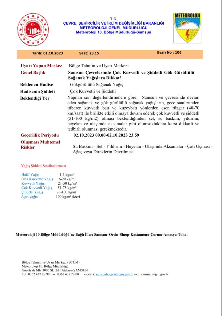 T.C. Samsun Valiliği (@tcsamsunvalilik) on Twitter photo 