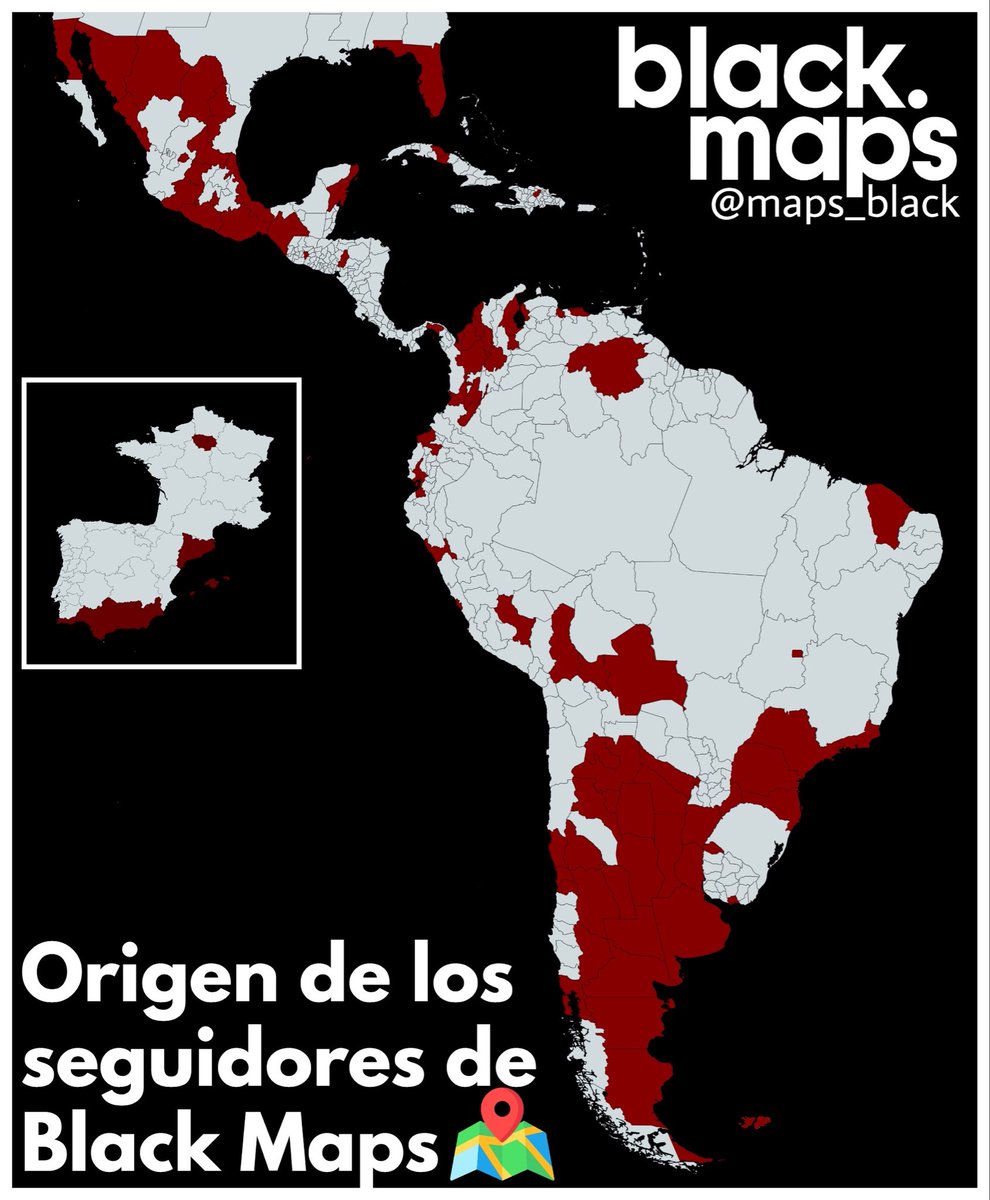 Origen de los seguidores de Black Maps