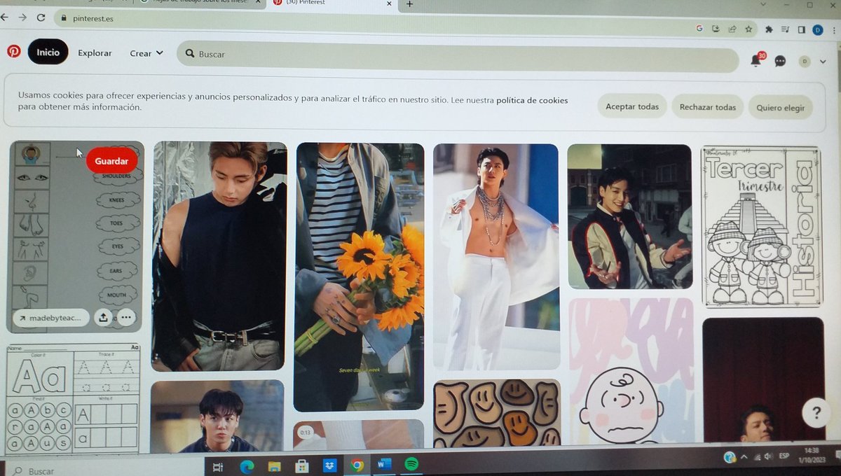 Entro a Pinterest y lo primero que me aparece es esto.😻🔥