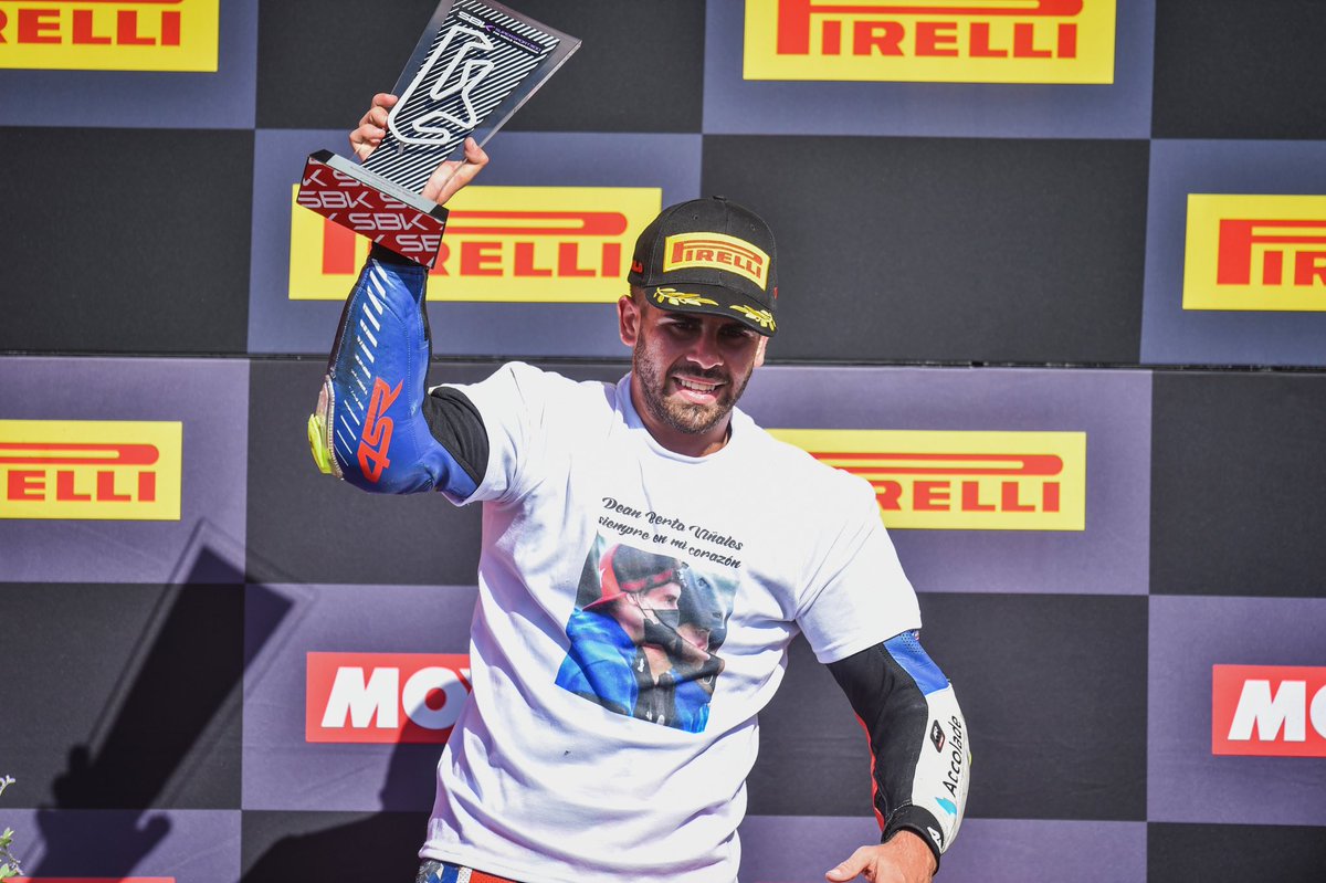 DOMINGO | P2 (🇵🇹GP)

Lo intentamos hasta el final y nos quedamos muy cerca de todo.

Cerramos curso con mi mejor GP de siempre y como subcampeones del mundo. Va por ti, Dean. 
 
• Warm Up = P3
• Carrera 2 = P2 
• General = P2🥈 (200 pts)

#PRTWorldSBK🇵🇹 #JL73🐶