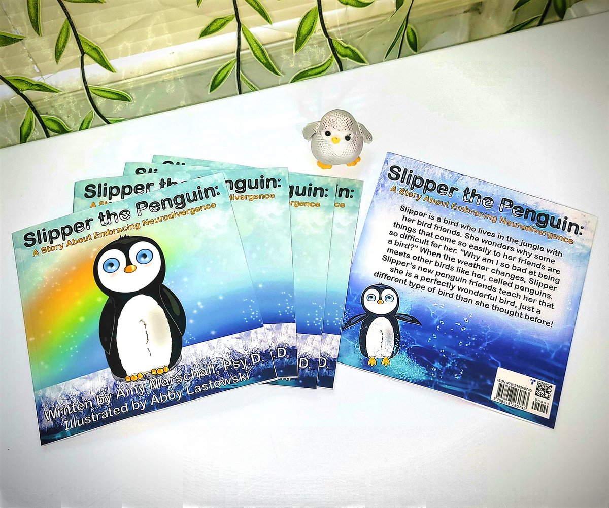 A_Owltistic's tweet photo. Slipper the Penguin: A Story about Embracing Neurodivergence by Amy Marschall (@DrAmyPsyD). Illustrated by Abby Lastowski (@A_Owltistic)
https://t.co/fhO0c6J8Z2
#AutisticAuthors #AutismBooks #SlipperThePenguin https://t.co/7XNpXTErwQ