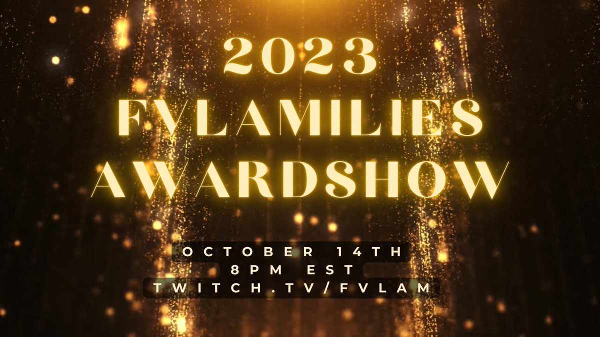 FVLAM's tweet photo. HUGE ANNOUNCEMENT

My 3-Year Streaming Anaversy is here!

The poll below for The FVLAMilies Award Show is for EVERYONE to vote for your favorite people, emotes, moments, and more! Poll closes this Friday, Oct 6th. 

https://t.co/ILmkNtuLyQ https://t.co/disM93wVAI