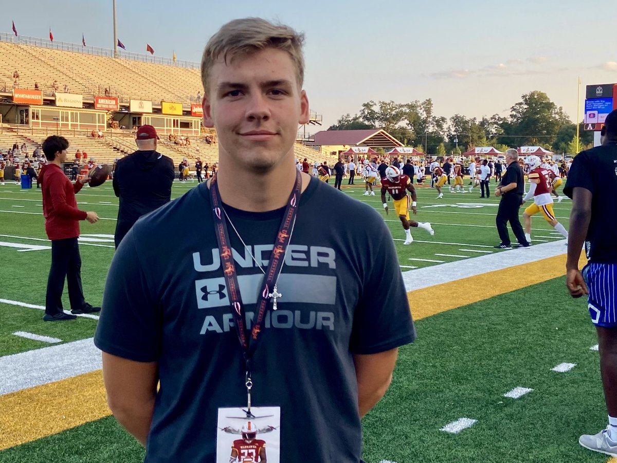 Henry12Michael's tweet photo. Love visiting @ULM_FB 

@QBHitList @MattKubik @CoachTBowden @b_hoss_mac @SiegalAustin  @ULMFB_Recruit @ULMWarhawks https://t.co/S9luO8o3u3