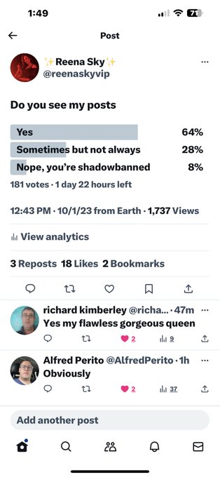 181 votes but 1700 views?!? 🙄 ewww https://t.co/vL8GA332up<a href="/tag/realloyalfans"class="tags"><span>#realloyalfans</span></a>