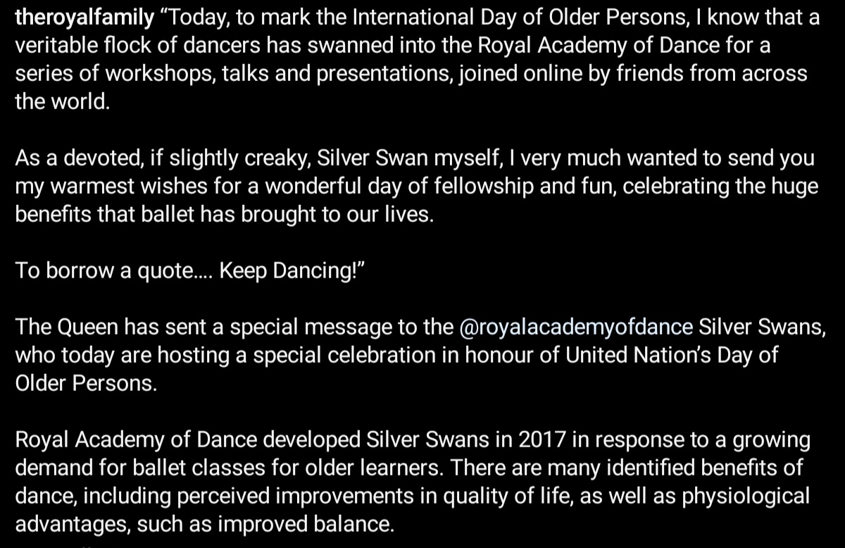 Queen Camilla with the Silver Swans💃 As The Queen says, 'keep on Dancing' 💃💕
#QueenCamilla #SilverSwans #InternationalDayOfOlderPersons #Royalty #Royal  #Jo_March62