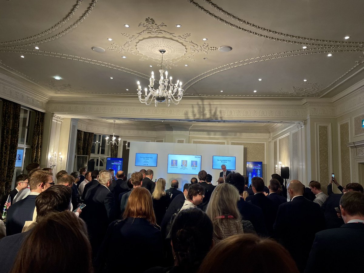 Simon Eardley (@simon_maritime) on Twitter photo Another packed out #maritime event at the #CPC23, this time the #trade reception hosted by the <a href="/Port_of_Dover/">Port of Dover</a> with <a href="/Mark_J_Harper/">Mark Harper</a> and <a href="/Nus_Ghani/">Nusrat Ghani MP</a>. Looking forward to establishing a new regional cluster organisation in this key gateway for the UK soon! #MaritimeUK Another packed out #maritime event at the #CPC23, this time the #trade reception hosted by the <a href="/Port_of_Dover/">Port of Dover</a> with <a href="/Mark_J_Harper/">Mark Harper</a> and <a href="/Nus_Ghani/">Nusrat Ghani MP</a>. Looking forward to establishing a new regional cluster organisation in this key gateway for the UK soon! #MaritimeUK