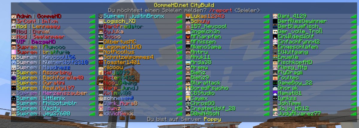 develrico's tweet image. hätt mir jemand 2014 erzählt das die tablist irgendwann colorcraft ist hätte ich ihn ausgelacht