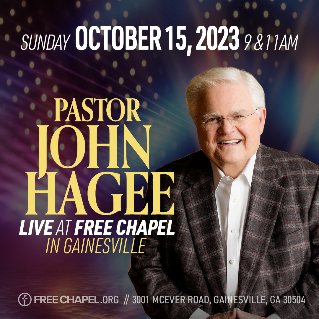 HageeMinistries's tweet photo. Join Pastor John Hagee at Free Chapel in Gainesville, GA on October 15, 2023!
Visit https://t.co/kXqkTCAMAw for updates. Bring friends, family, and come expecting blessings! #FaithEvent #FreeChapel #BiblicalProphecy https://t.co/5va2Lx3yPY