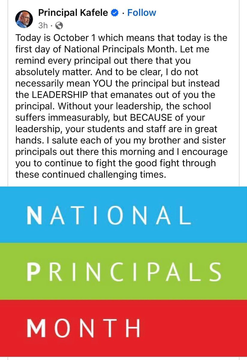 Paul Robeson Malcolm X Academy appreciates the love, dedication and commitment displayed by our principal Dr. Jeffery D. Robinson each and every school day. March on till victory is won! Amandla! ✊🏽<a href="/DPSCDFACE/">DPSCD FACE</a> <a href="/Dr_Vitti/">Nikolai Vitti</a> <a href="/robjeffe/">Robjeffe</a>