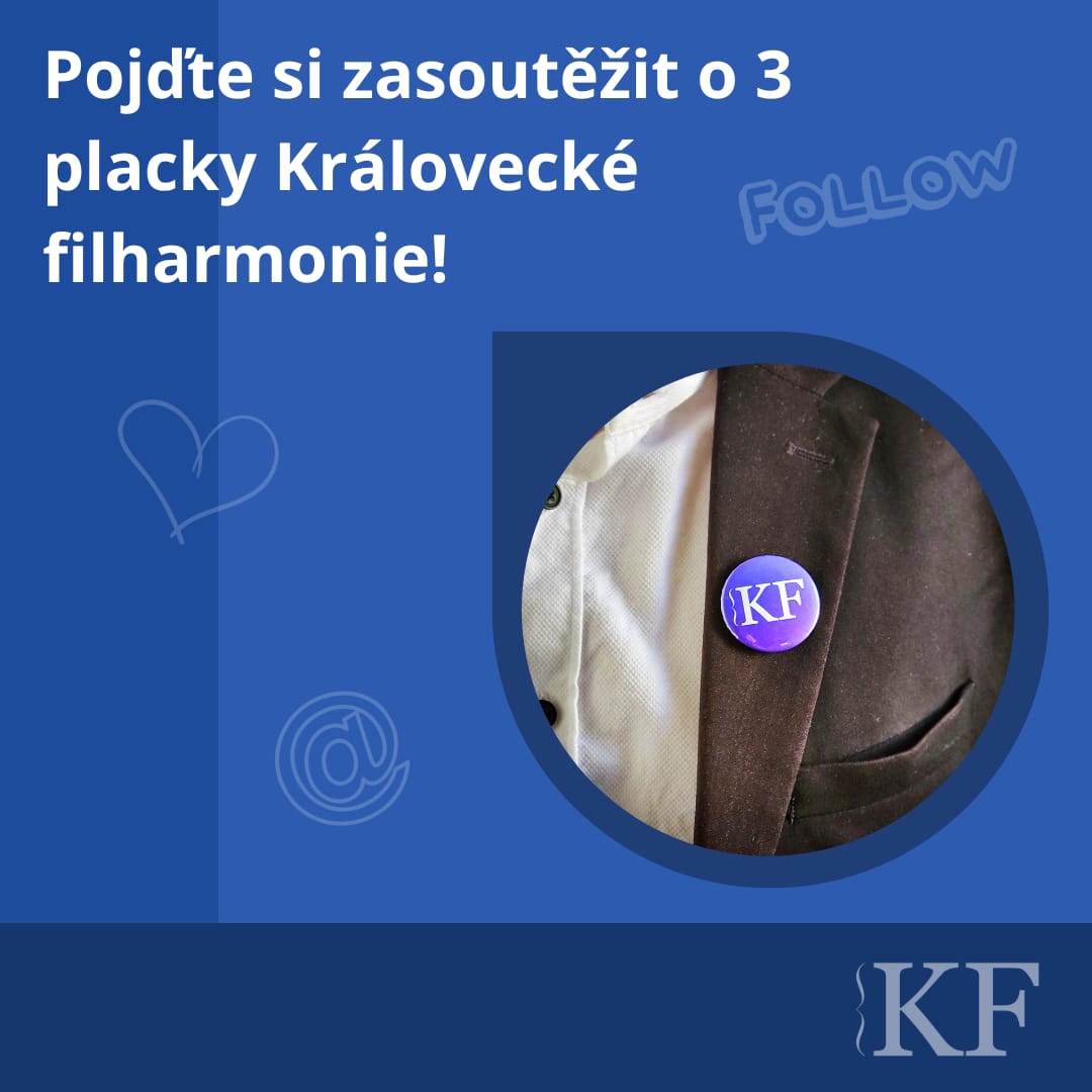 Jak se zapojit do soutěže o placky filharmonie?
👉 Sleduj <a href="/KralovecPhil/">Královecká filharmonie</a>
👉 Dej lajk na tento příspěvek
👉 Do komentářů označ někoho, komu by naše placka nejvíce slušela 🙌

🔵 Blíží se první výročí Královecké filharmonie, těšte se na velké oznámení. Stay tuned! 👀

#kralovecphil
