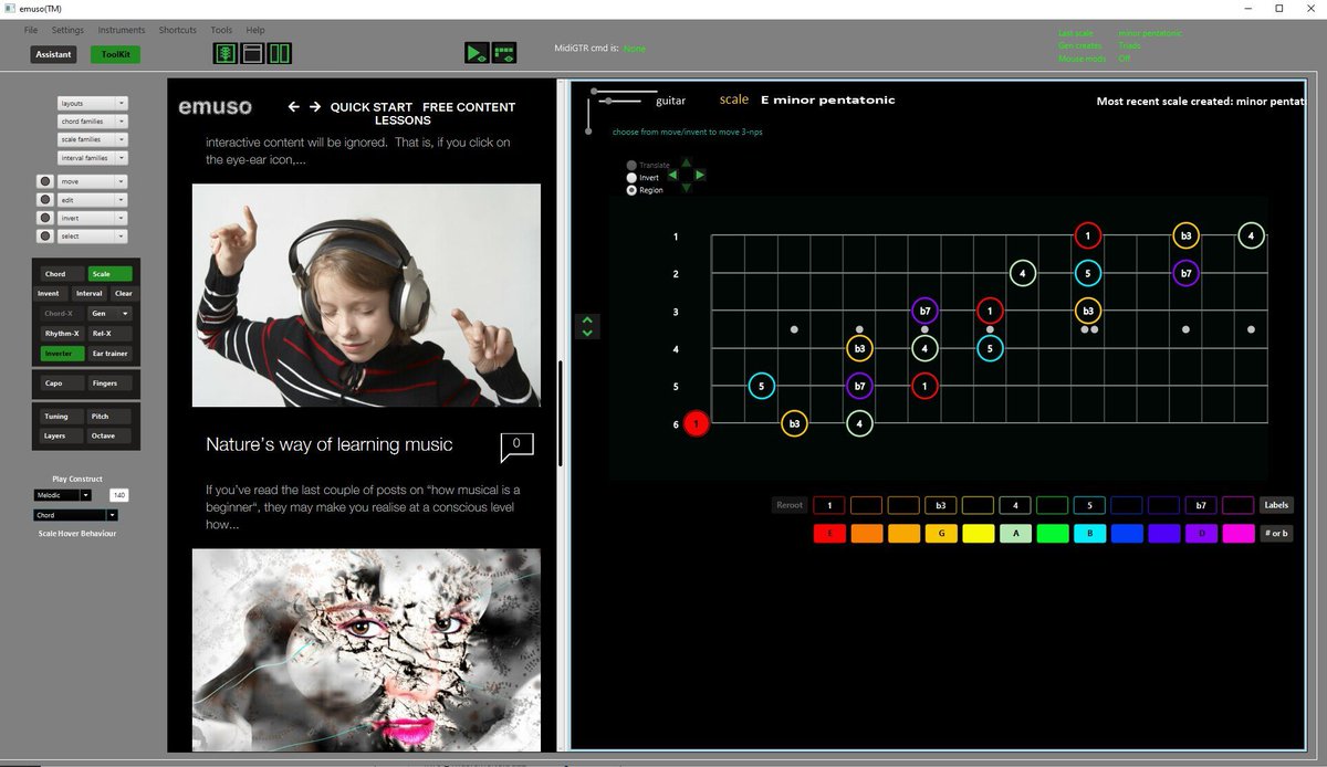 emusomusic's tweet photo. Just to let you know, we are still running pre-release trials (V3.0) on some very cool software that will help you with both theory and technique,  You are all invited to check it out, if interested, just drop an email at: support@musicincite.buzz  ID: Windows 10/11 or MacOS 11+ https://t.co/0AXwlm60iq