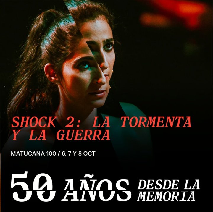 Albafloresfcarg's tweet photo. Alba Flores y todo el elenco de #Shock2 se presentan en @Matucana100 famoso teatro de nuestros hermanos Chilenos!
6, 7 y 8 de Octubre. #Chile 
Entradas:
https://t.co/bEcc4SxcnH https://t.co/8j4Ck1s6yK