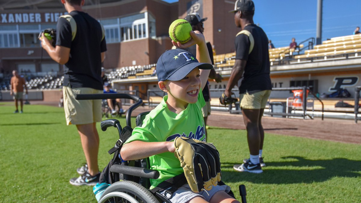 PurdueBaseball's tweet photo. It was a joy teaming up with the Tippy Stars again at Alexander. #BoilerUp ⭐️⚾️🚂 https://t.co/EGCaAPhaZm