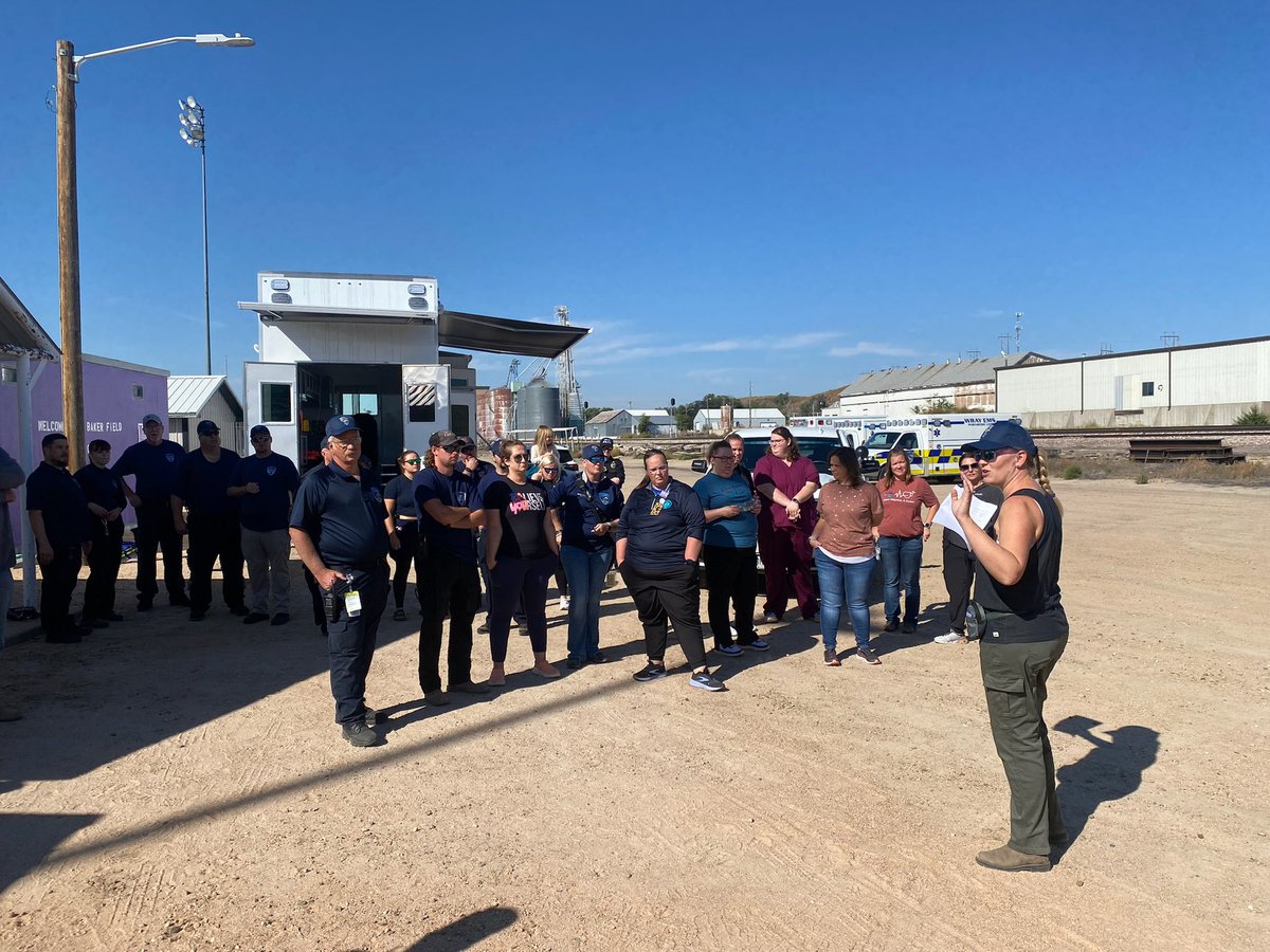 1 RV. 1 simulation trailer. 1 helicopter. 2 days. 2 EMS docs from <a href="/CUEmergency/">CU Department of Emergency Medicine</a> <a href="/arwright1228/">A. Wright</a> and 3 <a href="/uchealth/">uchealth</a> EMS team members. 30+ rural EMS providers per day. 431 miles. 

An incredible #EMS education event.