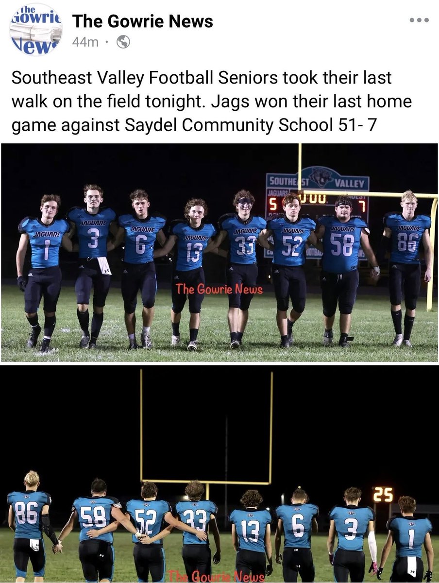 Where has the time gone? It seems like just yesterday these boys were playing in junior high, yet they just played their final high school home game🖤🏈