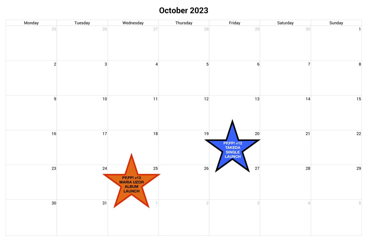 Too damn right! It's October &amp; we've 2 gigs:

1. Fri 20: Takeda's California single launch with <a href="/mimyeband/">mi mye</a>  &amp; @hammetatv 🔥🔥🔥

2. Weds 25: @_mariauzor's SOFT CUTS album* launch with <a href="/hang_linton/">𝐇𝐀𝐍𝐆 𝘭𝘪𝘯𝘵𝘰𝘯</a> 🔥🔥🔥

*out on @castlesinspace  13 Oct

GET INVOLVED: TICKET LINKS IN BIO 🎟🎟🎟