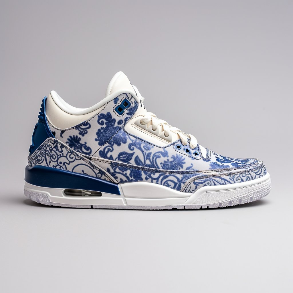 thedaysleeper51's tweet photo. Air Jordan 3 'Porcelain' 

Concepts Designed in Midjourney
Not Affiliated With Nike
#midjourney #ai #sports #sneakerdesign #kotd #sportswear #aifashion #nicekicks #streetwear #customshoes #designmidjourney #conceptkicks #jordan #porcelain #antiques #arthistory #ancientdesign https://t.co/fydvXhQ0nG