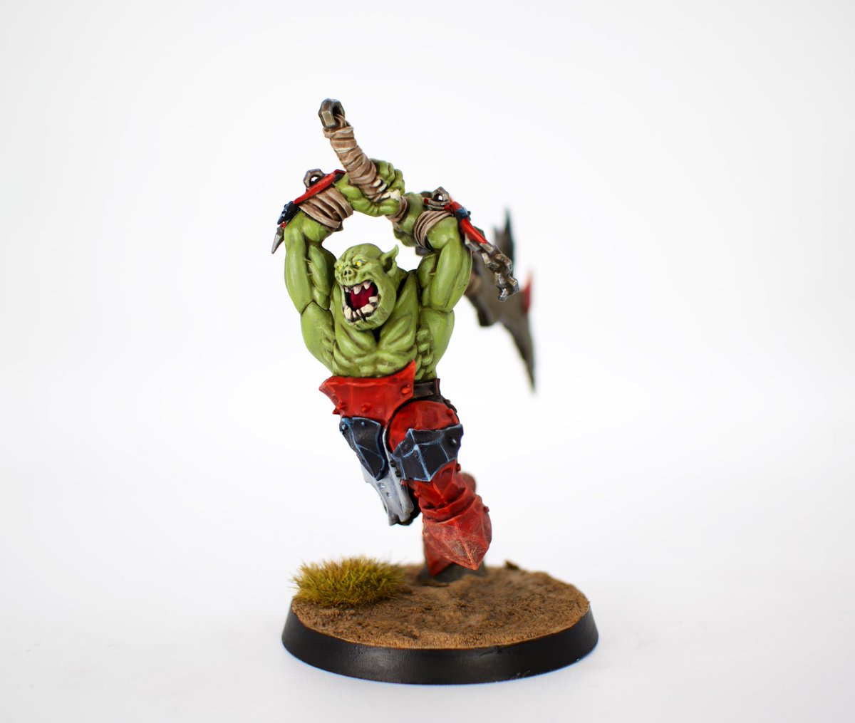 youtu.be/6vis0Odhhlc?si…

I painted up one of the new <a href="/warhammer/">Warhammer Official</a> Ironjawz Brute Ragerz! Video over on YouTube if you want to see how.