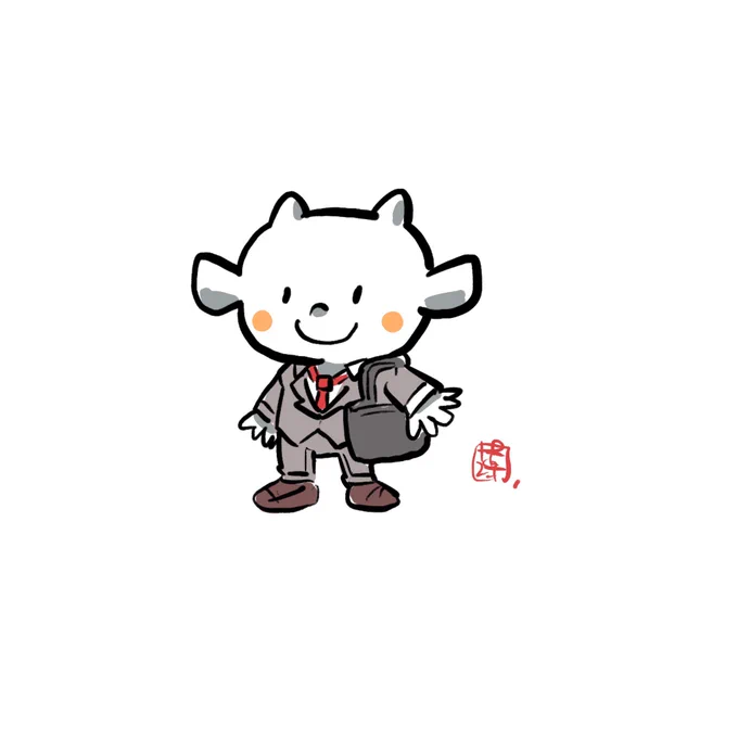 #やぎのこやぎくん 朝からファンシーな絵を流す作業 