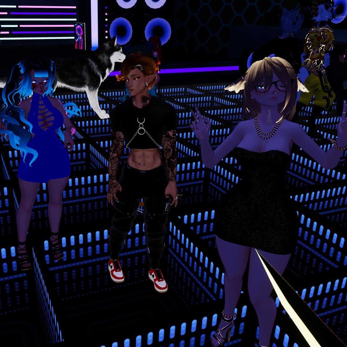 ChaoticRoseVR's tweet photo. Turtlefest was a total vibe~ Thanks to everyone who rolled through!
Special thanks to @RegenStorm for filling in when one of our DJs couldnt make it!
#vrchat #turtlefest https://t.co/zTFr849uOY