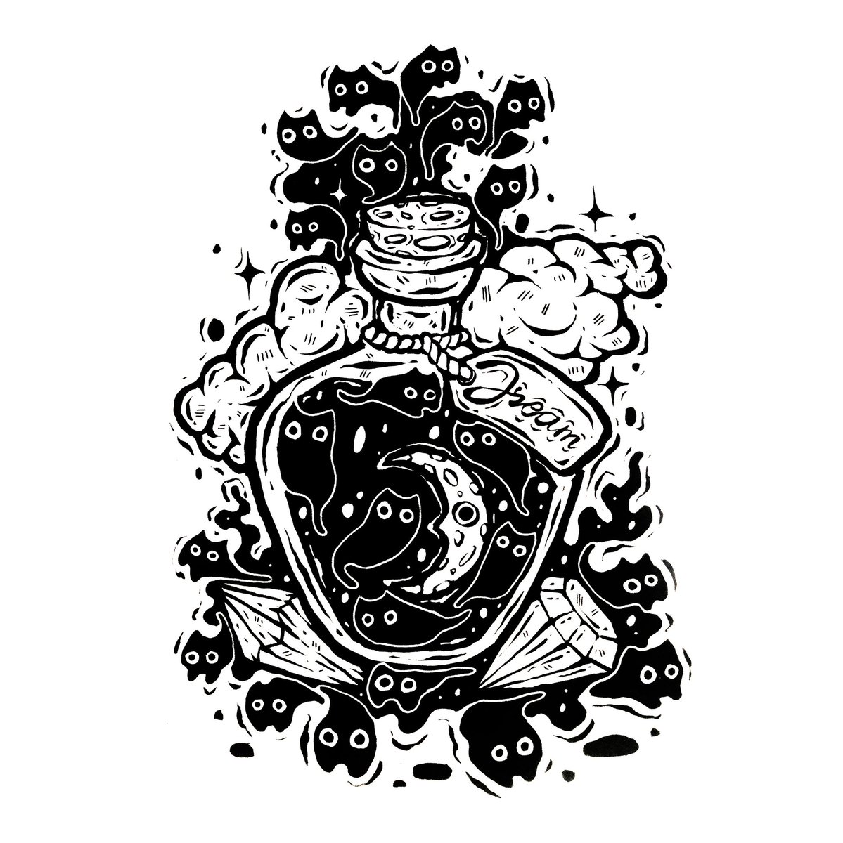 valioart's tweet photo. [INKTOBER DAY 1 = DREAM] 🌙

If you can dream cats, you can draw cats! 🐈‍⬛

@inktober #inktober2023dream #inktoberallyearlong #inktoberdream #inktober2023 #inktober52 #inktoberallyearlong #inksketch #blackworknow #inkdrawart #inktober2023day1 #inktober #dailydrawingchallenge https://t.co/SphWxxtbqP