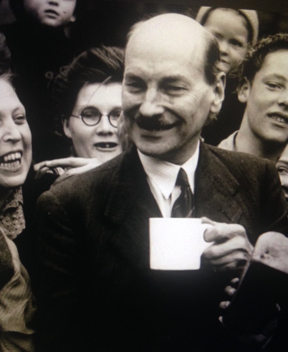 Everyone of my generation owes this humble politician a great deal of gratitude for creating a more civilised country in 1945. Health, education, civic pride, housing, workers rights and hope for a better future.
#ClementAttlee