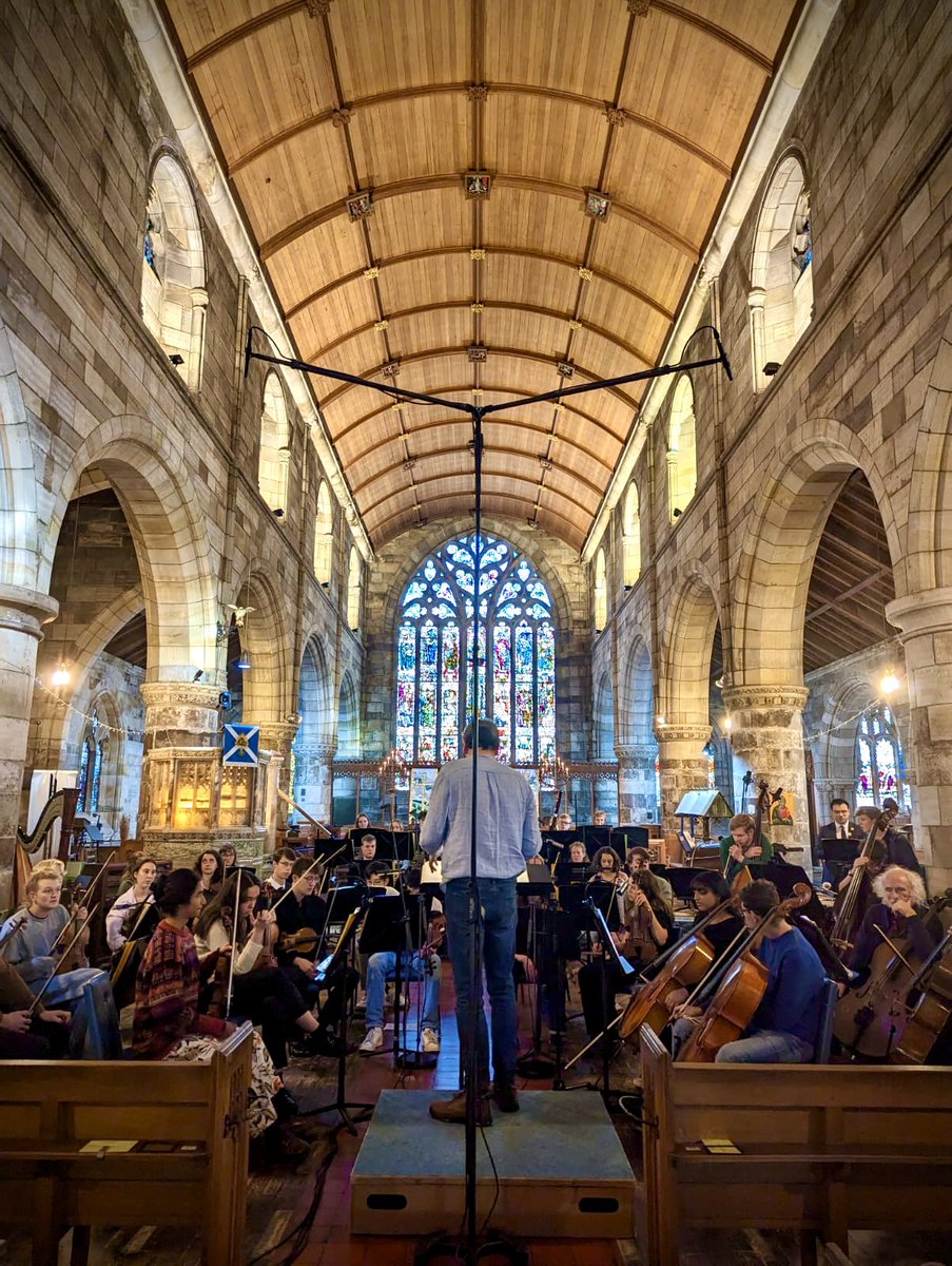 Fife_Coll_Sound's tweet photo. Fantastic day for our @fifecollege Sound and Screen Production students recording and filming @univofstandrews Chamber Orchestra ♪♬♩@StAndrewsMusic https://t.co/bRz4RDxWx6