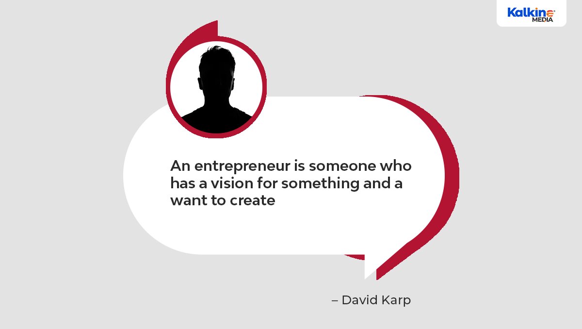kalkineau's tweet image. Thought of the day!
An Entrepreneur?

#DavidKarp #kalkinemedia #quotes #learning