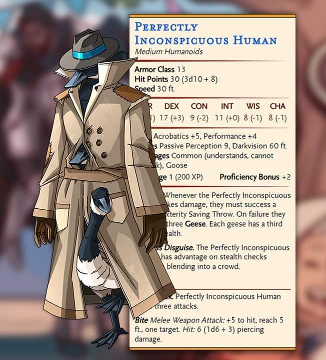 AdvWithPride's tweet image. Get honk-crazy with our latest 20+ paged Goose-Themed 5E one-shot adventure, and supplementally RPG system, One HONK Before Midnight. 🎲🐉 #DnD #Goose #Kickstarter 

Check it out now: kickstarter.com/projects/adven…