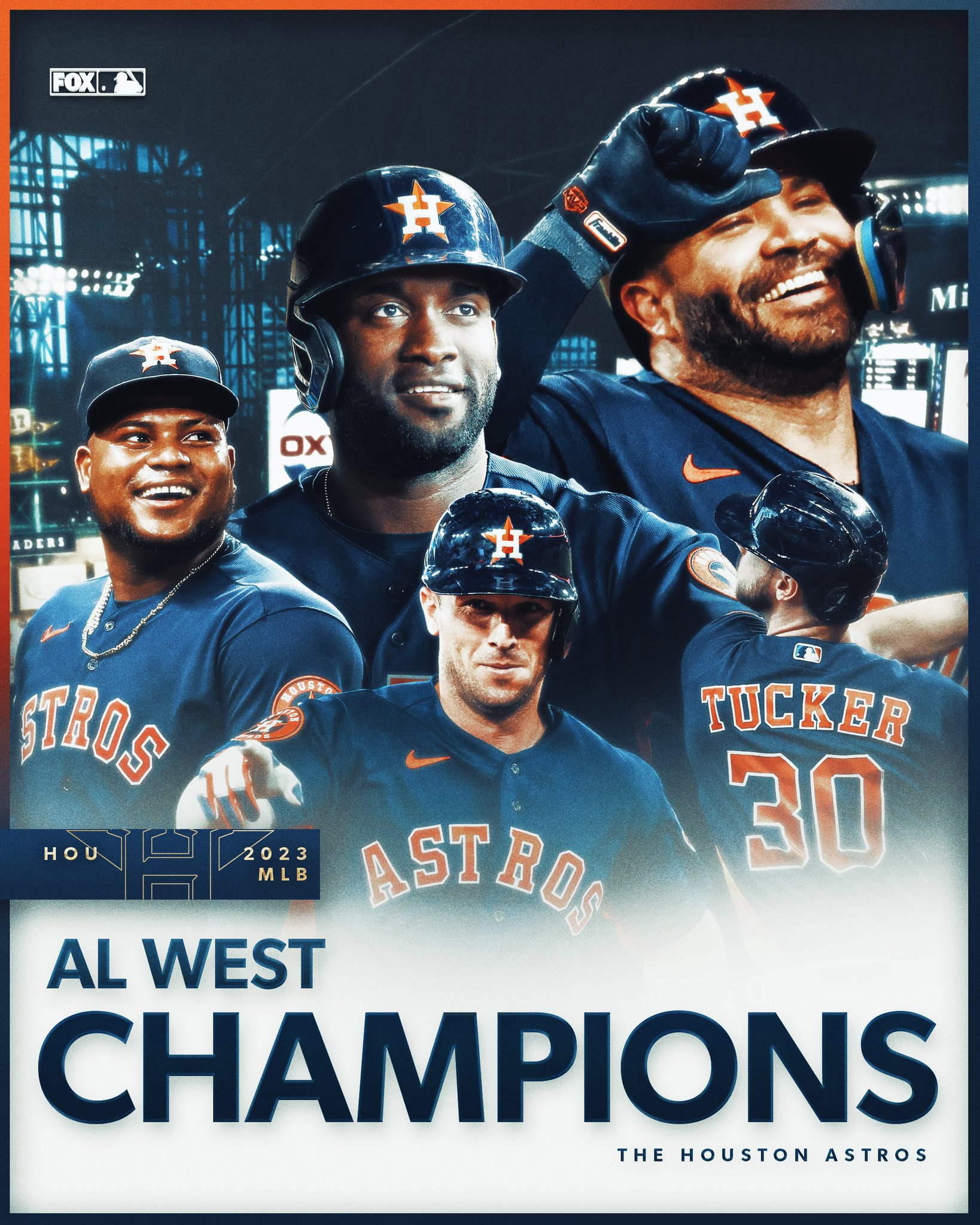 FOX Sports: MLB on X: CLINCHED 🏆⚾️ The @astros are AL West