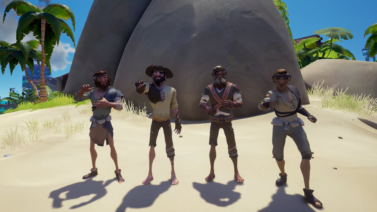 wackelarm's tweet photo. We are stranded

Theme: Crew Couture
#StyleOfThieves #SeaOfThieves

@SeaOfThieves https://t.co/gIOEfAMfNX