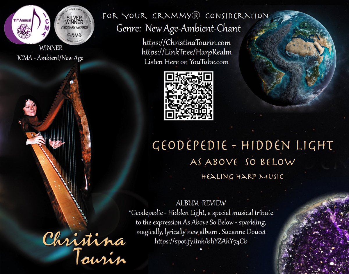 The theme of this album is As Above So Below, the mystery of all. You are invited to take a journey throughout this album pondering &amp; relaxing into the pure sounds of the harp! #thebcompany #newage #classical #newagemusic #harpmusic #onlynewagemusic #Suzannedoucet #asabovesobelow