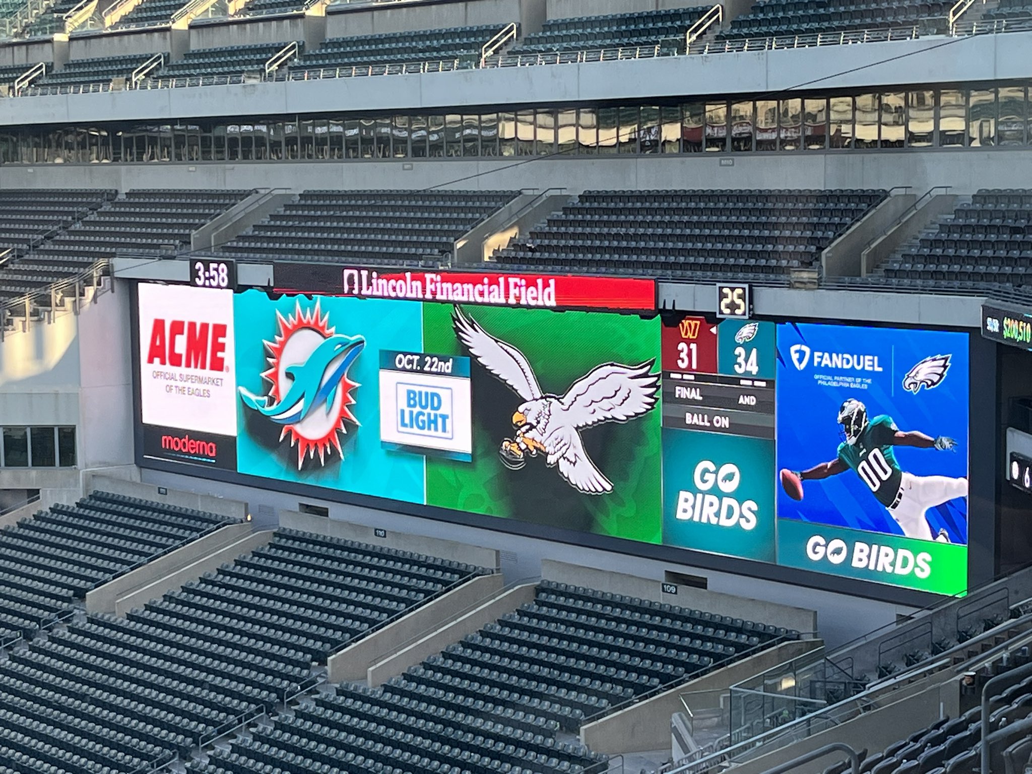next eagles home game