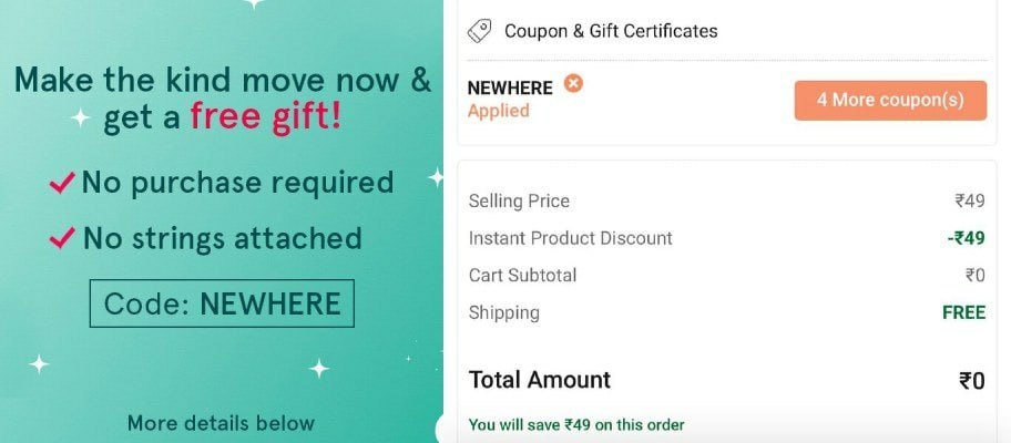 Kindlife Free Loot

Add to Cart : bit.ly/3Q0rZjx

Apply Coupon : NEWHERE

Only 1 time per Account.

Site is Slow so Try Again & Again. They will Send a gift at Your Address.

Limited Stock