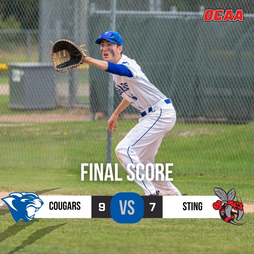 2 wins for the Cougars to finish off the 4-game weekend!🚨👏<a href="/CougarsBSBL/">Sault College Men’s Baseball</a>