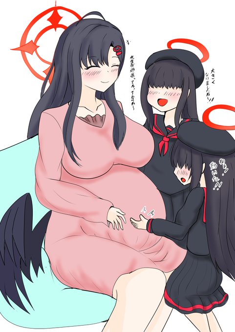 妊娠してからもモブちゃんと仲良くしてそうなイチカちゃん 