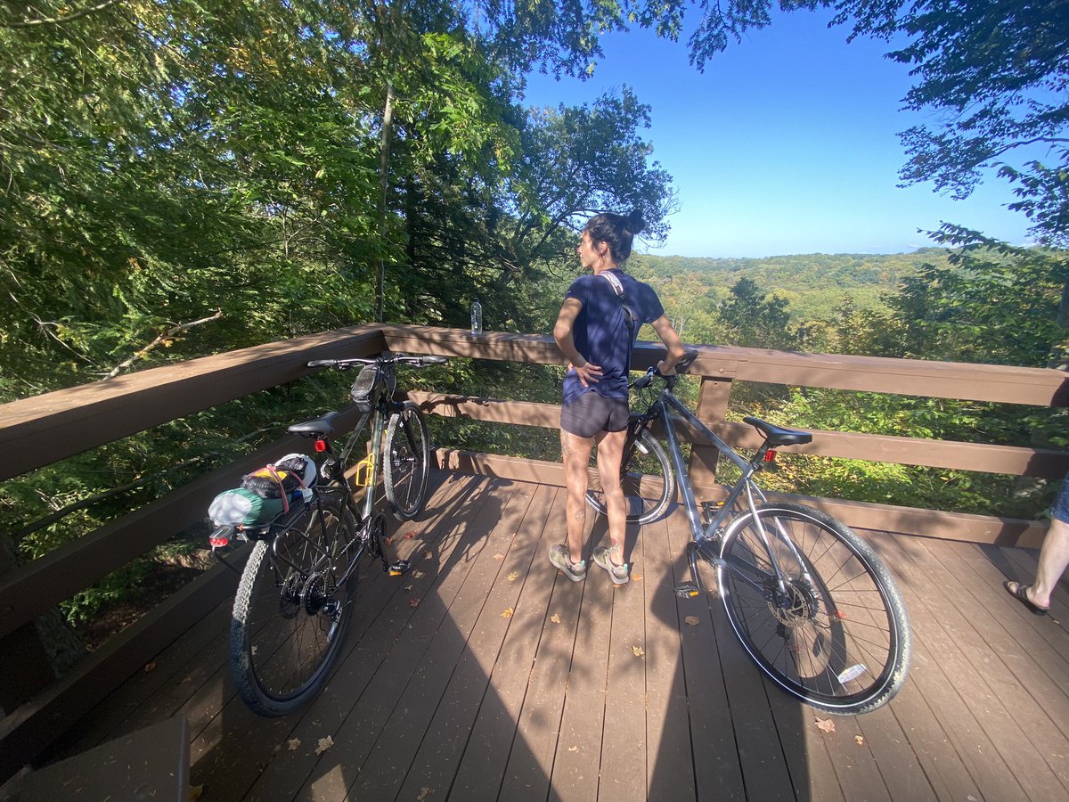 My wife finally got a bike that can keep up with mine and I’m stoked