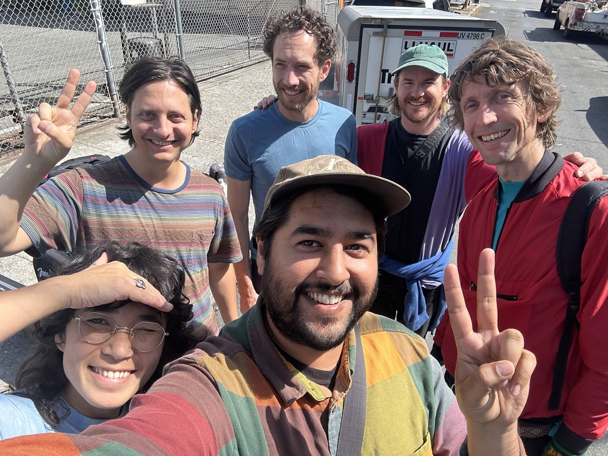 thanks to all who came out, boogied, danced, shouted, shared their venue, hearts &amp;/or homes with us along our two-week tour of western states 💜🌈