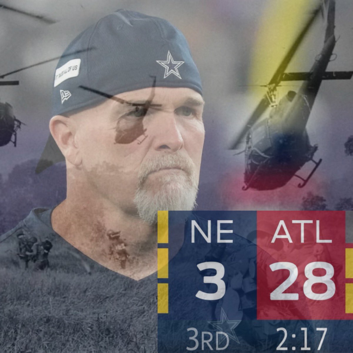 PardonMyTake's tweet photo. Dan Quinn in the Locker Room https://t.co/2meVS2AoQM